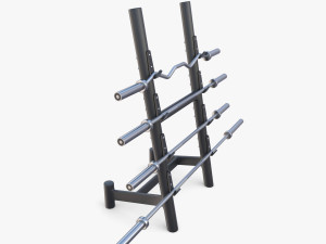 Barbell rack v2 Modello 3D