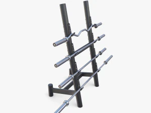 Barbell rack v2 3D Model