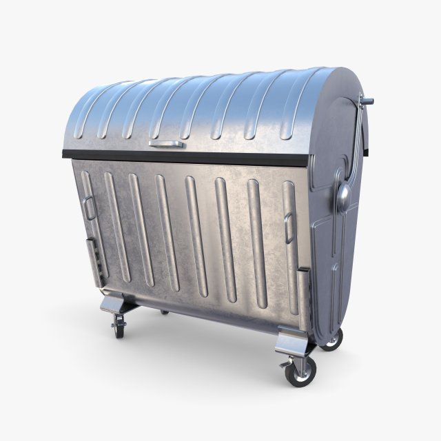 Dumpster v1 3D Модель .c4d .max .obj .3ds .fbx .stl .blend 