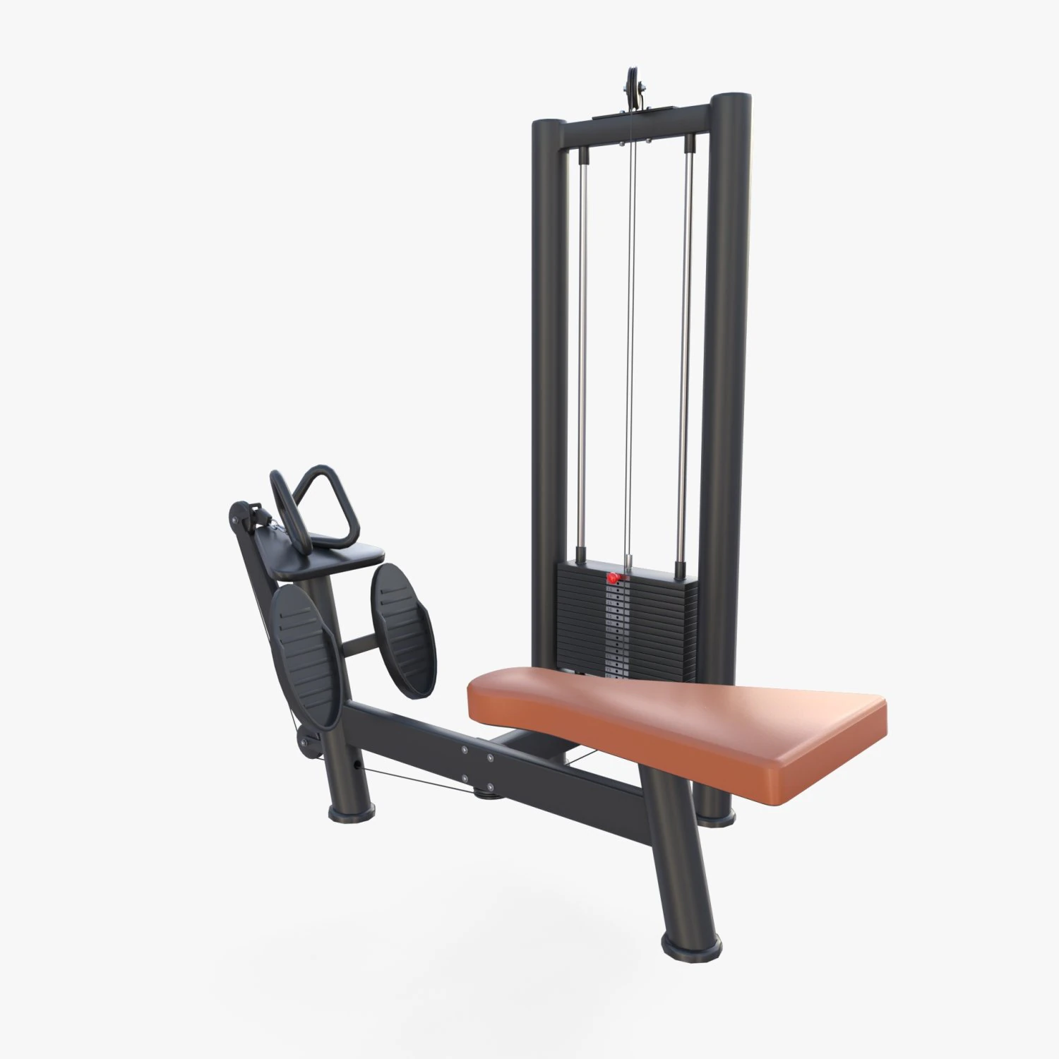 Pulley row 3D Model .c4d .max .obj .3ds .fbx .stl .blend 