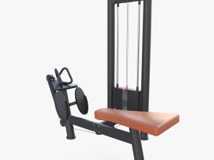 Fila di pulegge Modello 3D