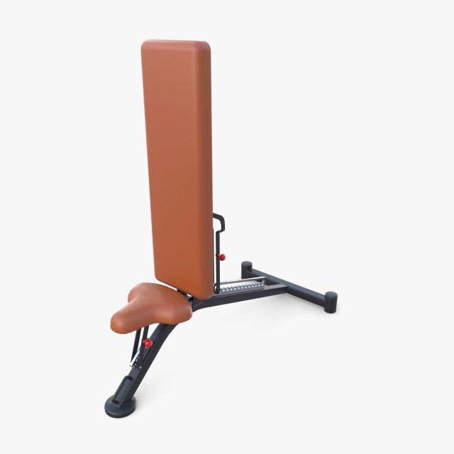 Adjustable bench 3D Model .c4d .max .obj .3ds .fbx .stl .blend 