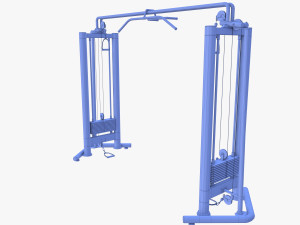 Cable crossover 3D 모델