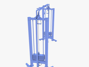 Cable crossover 3D 모델