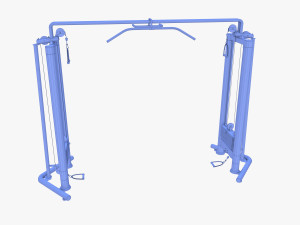 Cable crossover 3D 모델