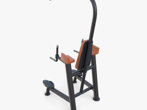 Chin up and dip station v1 3D Модель