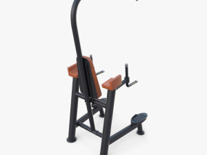 Chin up and dip station v1 3D Модель