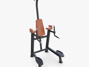 Chin up and dip station v1 3D Модель