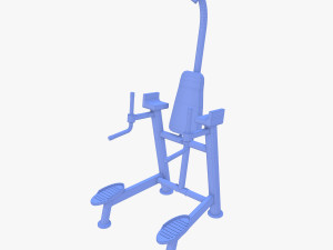 Chin up and dip station v1 3D Модель