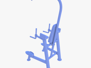 Chin up and dip station v1 3D Модель