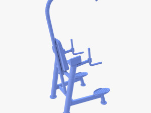 Chin up and dip station v1 3D Модель
