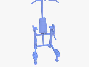 Chin up and dip station v1 3D Модель