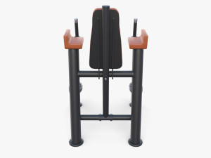 Chin up and dip station v2 3D Model
