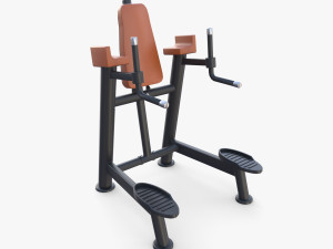 Chin up and dip station v2 3D Model