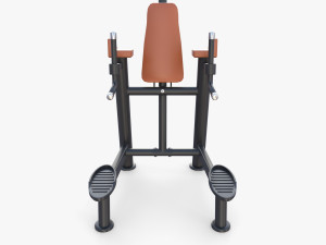 Chin up and dip station v2 3D Model