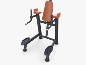 Chin up and dip station v2 3D Model