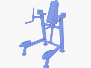 Chin up and dip station v2 3D Model