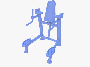 Chin up and dip station v2 3D Model