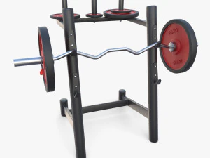 Curl rack 3D Model
