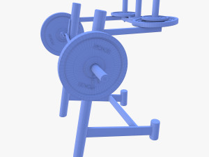 Curl rack 3D Model