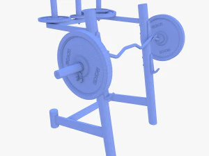 Curl rack 3D Model