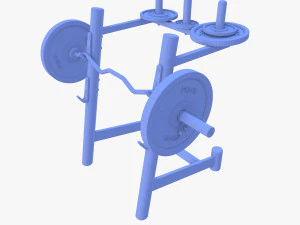 Curl rack 3D Model