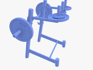 Curl rack 3D Model