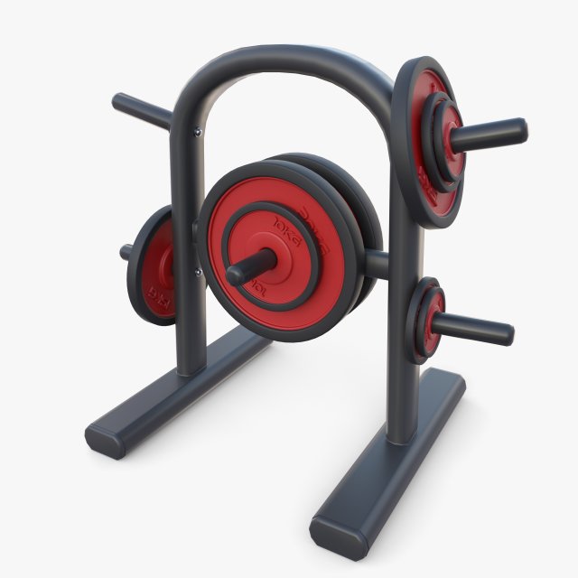 Disk rack v1 Modelo 3D .c4d .max .obj .3ds .fbx .stl .blend 