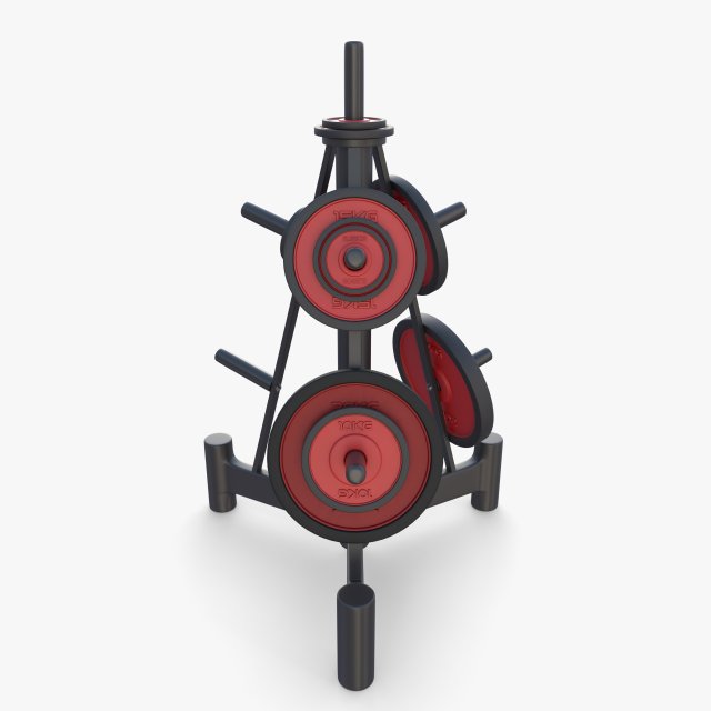 Disk rack v2 3D Модель .c4d .max .obj .3ds .fbx .stl .blend 