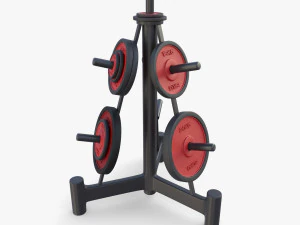 Rack de disco v2 Modelo 3D