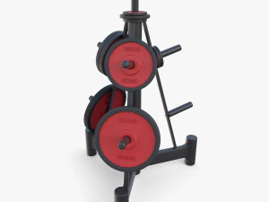 Rack de disco v2 Modelo 3D