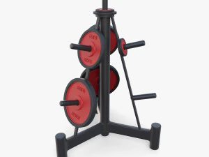 Rack de disco v2 Modelo 3D