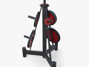 Rack de disco v2 Modelo 3D