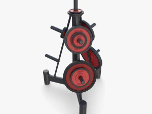 Rack de disco v2 Modelo 3D