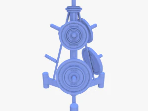 Rack de disco v2 Modelo 3D