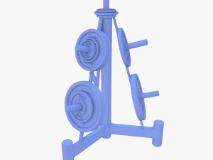 Rack de disco v2 Modelo 3D