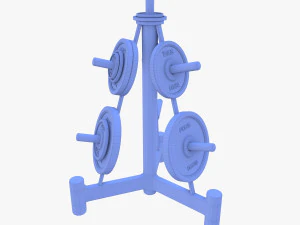 Rack de disco v2 Modelo 3D