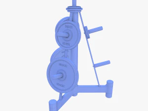 Rack de disco v2 Modelo 3D