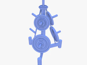 Rack de disco v2 Modelo 3D