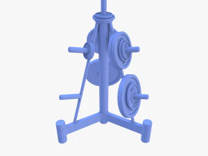 Rack de disco v2 Modelo 3D