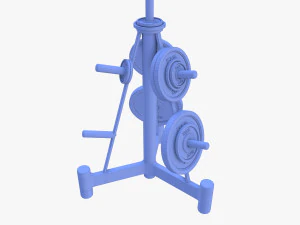 Rack de disco v2 Modelo 3D