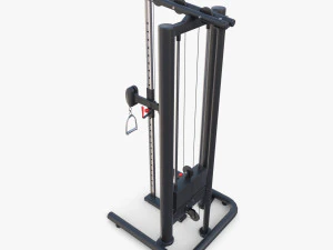 High low pulley 3D Model