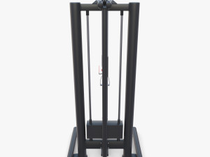High low pulley Model 3D