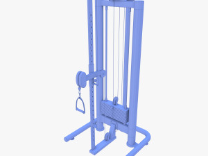 High low pulley Model 3D
