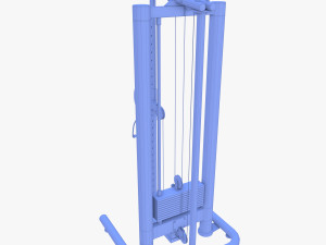 High low pulley Model 3D