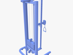 High low pulley Model 3D