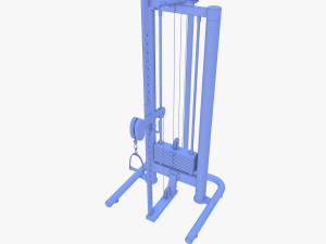 High low pulley Model 3D