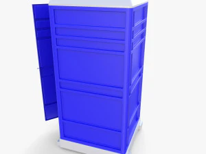 Portable toilet v1 3D Model