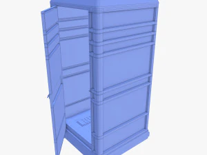 Portable toilet v1 3D Model