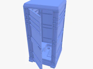 Portable toilet v1 3D Model
